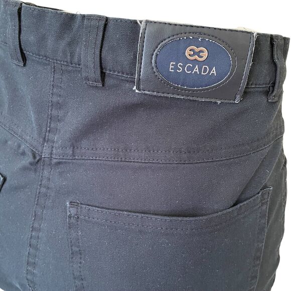 Escada 90s Highwaist Black Cotton Mom Jeans M - Picture 3 of 11